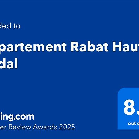 Cosy Appartement Rabat Haut Agdal Dış mekan fotoğraf
